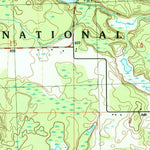 United States Geological Survey Glennie, MI (1989, 24000-Scale) digital map