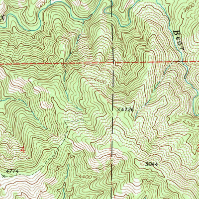 United States Geological Survey Glennville, CA (1972, 24000-Scale) digital map