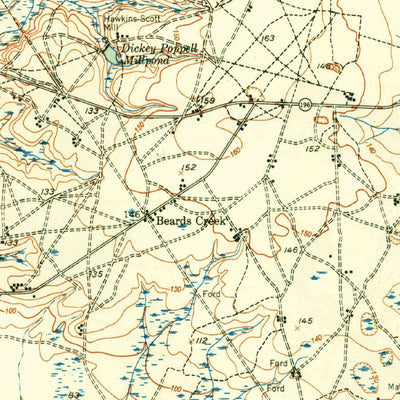 United States Geological Survey Glennville, GA (1950, 62500-Scale) digital map