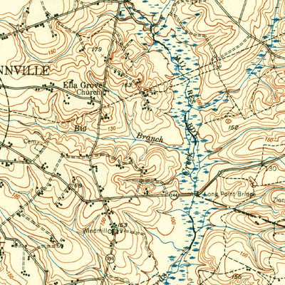 United States Geological Survey Glennville, GA (1950, 62500-Scale) digital map