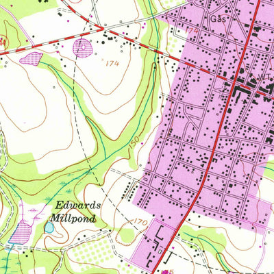 United States Geological Survey Glennville, GA (1958, 24000-Scale) digital map