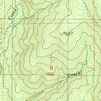 United States Geological Survey Glenoma, WA (1987, 24000-Scale) digital map