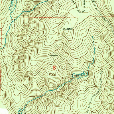 United States Geological Survey Glenoma, WA (1998, 24000-Scale) digital map