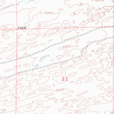 United States Geological Survey Glenrock NW, WY (1949, 24000-Scale) digital map