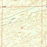 United States Geological Survey Glenrock NW, WY (1950, 24000-Scale) digital map