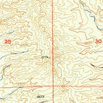 United States Geological Survey Glenrock NW, WY (1950, 24000-Scale) digital map