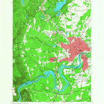 United States Geological Survey Glens Falls, NY (1966, 24000-Scale) digital map