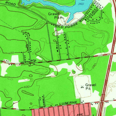 United States Geological Survey Glens Falls, NY (1966, 24000-Scale) digital map