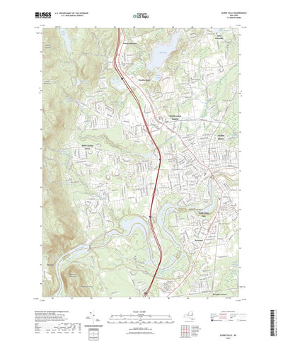 United States Geological Survey Glens Falls, NY (2023, 24000-Scale) digital map