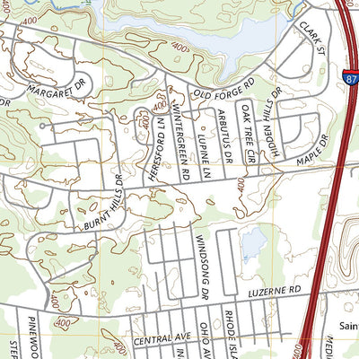 United States Geological Survey Glens Falls, NY (2023, 24000-Scale) digital map