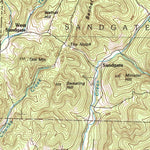 United States Geological Survey Glens Falls, NY-VT (1989, 100000-Scale) digital map