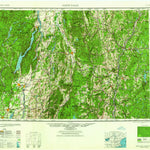 United States Geological Survey Glens Falls, NY-VT-NH (1959, 250000-Scale) digital map
