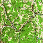 United States Geological Survey Glens Falls, NY-VT-NH (1959, 250000-Scale) digital map