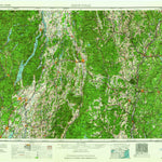 United States Geological Survey Glens Falls, NY-VT-NH (1964, 250000-Scale) digital map