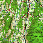United States Geological Survey Glens Falls, NY-VT-NH (1964, 250000-Scale) digital map
