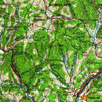 United States Geological Survey Glens Falls, NY-VT-NH (1964, 250000-Scale) digital map
