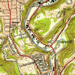 United States Geological Survey Glenshaw, PA (1953, 24000-Scale) digital map