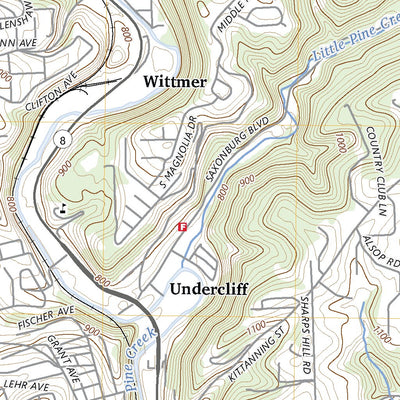 United States Geological Survey Glenshaw, PA (2023, 24000-Scale) digital map