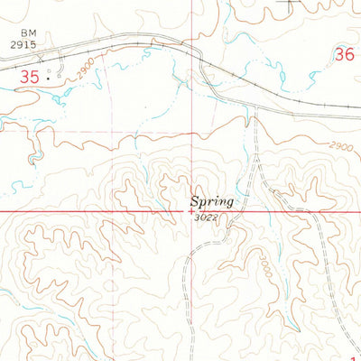 United States Geological Survey Glentana East, MT (1973, 24000-Scale) digital map