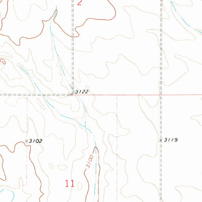 United States Geological Survey Glentana West, MT (1973, 24000-Scale) digital map