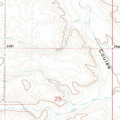 United States Geological Survey Glentana West, MT (1973, 24000-Scale) digital map