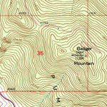 United States Geological Survey Glentivar, CO (1956, 24000-Scale) digital map