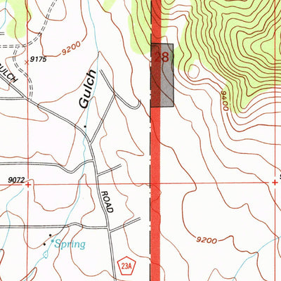 United States Geological Survey Glentivar, CO (1994, 24000-Scale) digital map