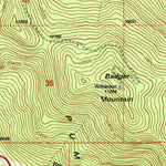 United States Geological Survey Glentivar, CO (1994, 24000-Scale) digital map