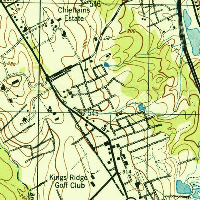 United States Geological Survey Glenville, CT-NY (1944, 24000-Scale) digital map