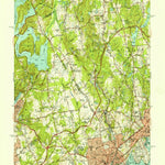 United States Geological Survey Glenville, CT-NY (1951, 31680-Scale) digital map