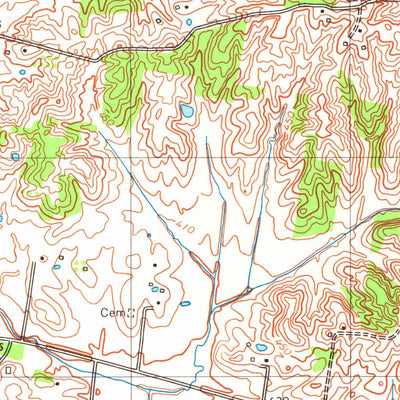 United States Geological Survey Glenville, KY (1953, 24000-Scale) digital map