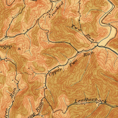 United States Geological Survey Glenville, WV (1906, 62500-Scale) digital map