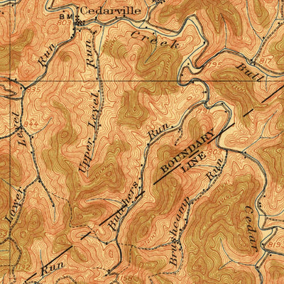 United States Geological Survey Glenville, WV (1906, 62500-Scale) digital map