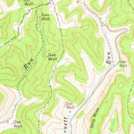 United States Geological Survey Glenville, WV (1965, 24000-Scale) digital map