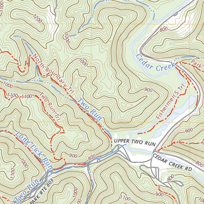 United States Geological Survey Glenville, WV (2023, 24000-Scale) digital map