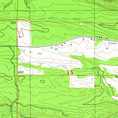 United States Geological Survey Glenwood, AR (1979, 24000-Scale) digital map