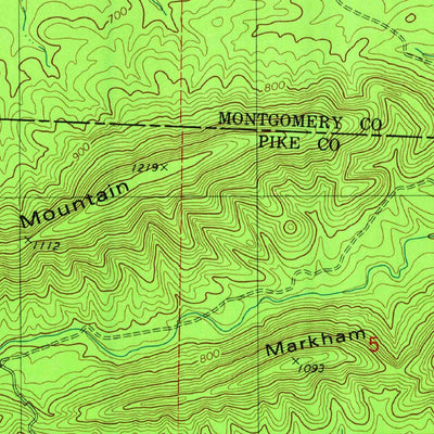 United States Geological Survey Glenwood, AR (1979, 24000-Scale) digital map