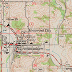 United States Geological Survey Glenwood City, WI (1975, 24000-Scale) digital map