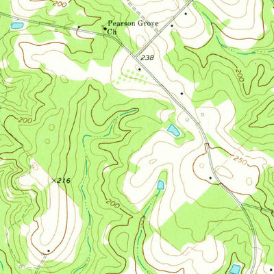 United States Geological Survey Glenwood, GA (1970, 24000-Scale) digital map