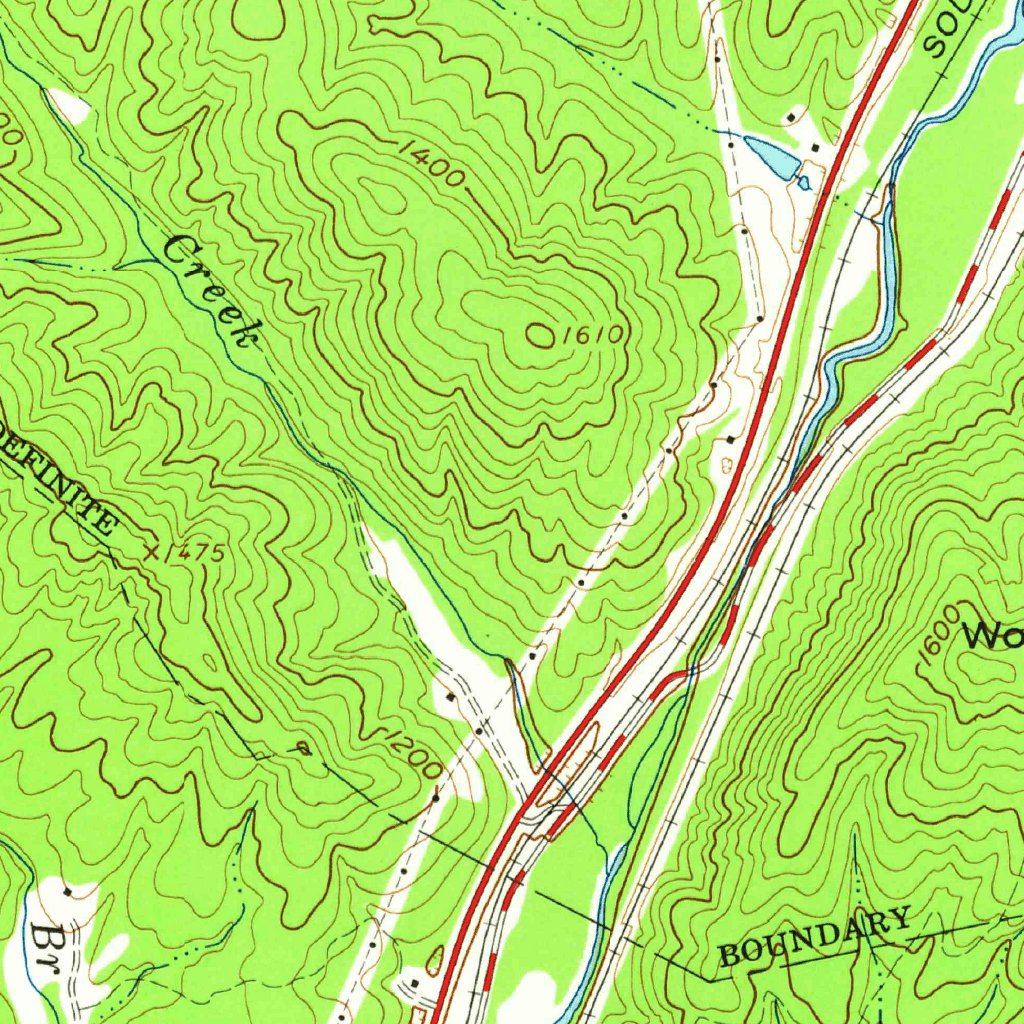 Glenwood, NC (1962, 24000-Scale) Map by United States Geological Survey ...