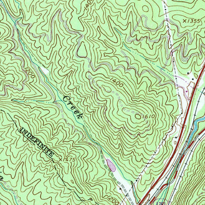 United States Geological Survey Glenwood, NC (1993, 24000-Scale) digital map