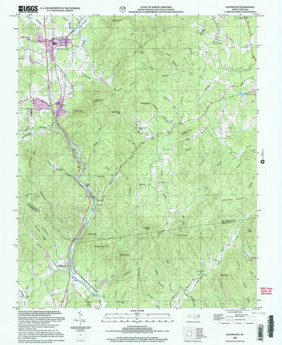 United States Geological Survey Glenwood, NC (2002, 24000-Scale) digital map