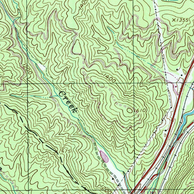 United States Geological Survey Glenwood, NC (2002, 24000-Scale) digital map