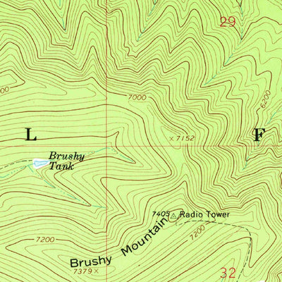 United States Geological Survey Glenwood, NM (1965, 24000-Scale) digital map