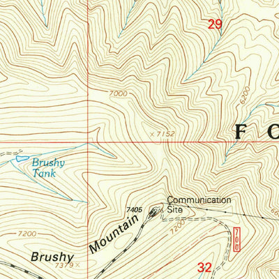 United States Geological Survey Glenwood, NM (1999, 24000-Scale) digital map
