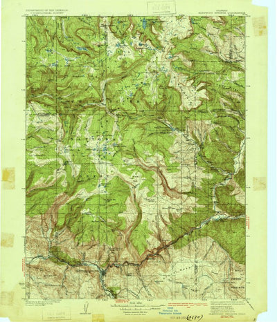 United States Geological Survey Glenwood Springs, CO (1930, 125000-Scale) digital map