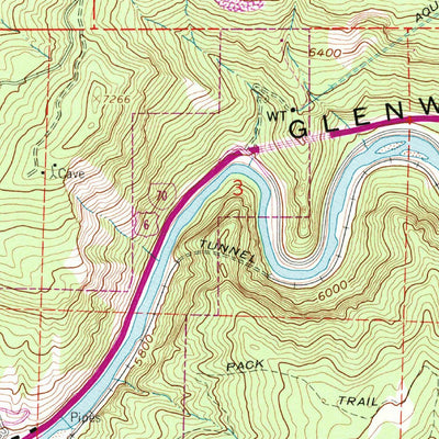United States Geological Survey Glenwood Springs, CO (1961, 24000-Scale) digital map