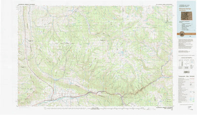 United States Geological Survey Glenwood Springs, CO (1981, 100000-Scale) digital map