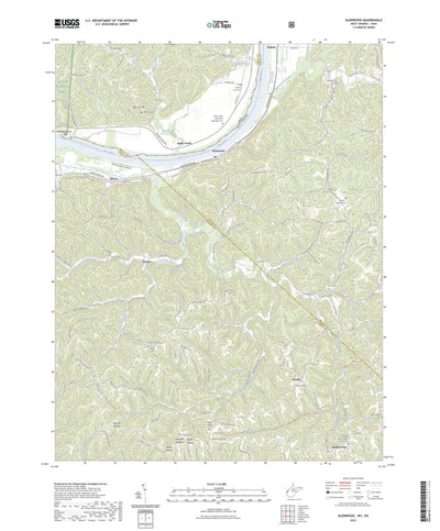 United States Geological Survey Glenwood, WV (2023, 24000-Scale) digital map