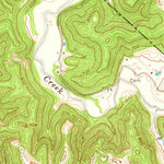 United States Geological Survey Glenwood, WV-OH (1958, 24000-Scale) digital map